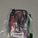 ALBCORP Service Dog Vest Harness  Reflective Service Animal Vest, No-Pull Harness with Handle & Mesh Padding  Sizes XXS-XL for Puppies  2 Removable Service Patches Included (Extra Small, Maroon) (XS 16.5''- 20.5'' Girth)