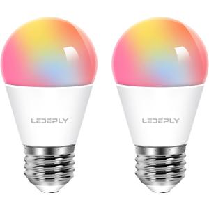 Zigbee A15 Smart Bulbs, Hub Required (Compatible with Hue*, Alexa, Google & ConBee), E26, 5W=40W,400LM Color Changing, Dimmable WiFi Light Bulbs, 2Pack