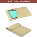 5 x Universal Sleeve Case for 6",6.8",7" Kindle Paperwhite/Colorsoft/Signature Edition 2024-2012 Sleeve Bag Pouch Cover for 6-6.8'' Kobo/Tolino/Pocketbook 6-inch ebook Reader,KQKQ (Khaki)