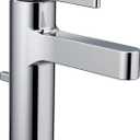 Moen Vichy Chrome One-Handle Single Hole Modern Bathroom Faucet, 6710