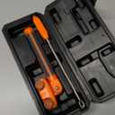 Magnetic Wire Puller for Electrical Wiring  Rare-Earth Magnets, Stainless-Steel Leader for Easy Cable Pulling in Walls & Tight Spaces, Doubles as Stud Finder, Includes High-Quality Hard Plastic Case