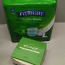 FitRight OptiFit Extra Adult Briefs, Incontinence Diapers with Tabs, Moderate Absorbency, Large, 44 to 56", 20 Count (Pack of 4)