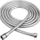 HOMEIDEAS 118 inches Shower Hose, 10 feet Extra Long 304 Stainless Steel Handheld Shower Head Hose Replacement, Flexible Hose Extension
