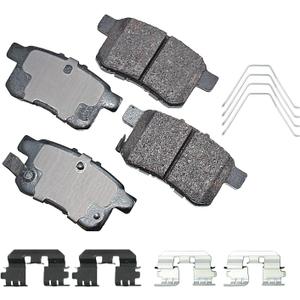 Akebono-ACT1336A Ultra-Premium Ceramic Rear Disc Brake Pads Akebono-ACT1336A Ultra-Premium Ceramic Rear Disc Brake Pads