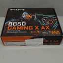 GIGABYTE B650 Gaming X AX (AM5/ LGA 1718/ AMD/ B650/ ATX/ DDR5/ PCIe 4.0 M.2/ PCIe 4.0/ USB 3.2 Gen2x2 Type-C/AMD Wi-Fi 6E/ Realtek 2.5GbE LAN/Motherboard)