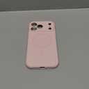 Magnetic for iPhone 17 Pro Max Case, Compatible with MagSafe, Integrated Silicone Camera Control Cover Protection, 3.0mm Thicken Silicone Phone Cover for 17 ProMax 6.9", Pink