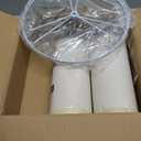 GO&SO Set of 2 Lamp Shades for Table Lamps Floor Lamps Rustic Brown Drum Lampshades- 13" Top x 13" Bottom x 10" High (Spider) Natural Burlap - Medium Lampshades Modern -Farmhouse Assembly Required (Yellow)