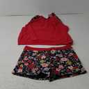 Yonique Two Piece Tankini Bathing Suits T-Back Blouson Swim Tops with Boy Shorts Women Swimsuits Sporty Swimwear, XL