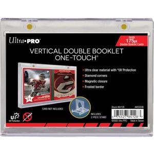 1X ULTRA PRO Vertical Booklet Card Holder - UV One Touch MAGNET magnetic 175pt