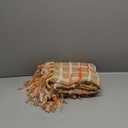 LALIFIT Buffalo Plaid Blankets Orange Fall Throw Blanket with Fringe Reversible Bed Blanket for Valentine's Halloween Christmas Farmhouse Couch Sofa Home Decor 50" x 60" (Orange Plaid)