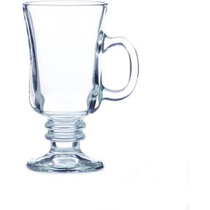 Libbey 8-1/2-Ounce Irish Coffee Mug, Clear