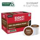 Eight O'Clock Coffee Colombian Peaks Keurig Single-Serve K-Cup Pods, Medium Roast Coffee, 72 Count (EXP 09/06/26)