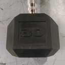 30 POUND DUMBBELL Coated Hex Single Weight