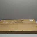 Small Standing Desk Adjustable Height, Mobile Stand Up Desk with Wheels, 32 Inch Portable Rolling Desks for Walking Pad Treadmill Wood Rustic