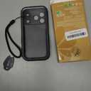 Miracase Magnetic for iPhone 17 Pro Case 6.3" [Compatible with MagSafe] Full-Body Phone Case with Built-in Glass Screen Protector & Camera Control,Drop Proof iPhone 17 Pro Cover, Black