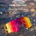 KastKing Etowah Polarized Sports Fishing Sunglasses, With PuriVex Protective Lens Coating, Rimless Wrap Design, Men Women