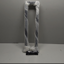 JuneFanwei 2FT Black Sturdy Non-Slip U-Shaped Safety Guardrail, Equipped with Decorative Cover, Retro Industrial Iron Handrail, Stylish & Safe Grab Bars, for Indoor and Outdoor Steps