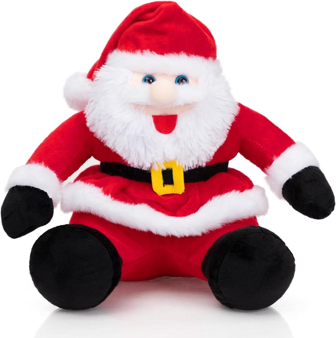 Santa Stuffed Christmas Santa Clause Toy Plush for Family and Kids Plush Doll Stuffed Animal 11 inch
