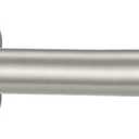 Modern Curtain Rods, 1Inch Diameter Decorative Single Window Rod Telescoping 48-84 Inch Adjustable Drapery Rods Matte Nickel Color For Bedroom Living Room Kitchen Office