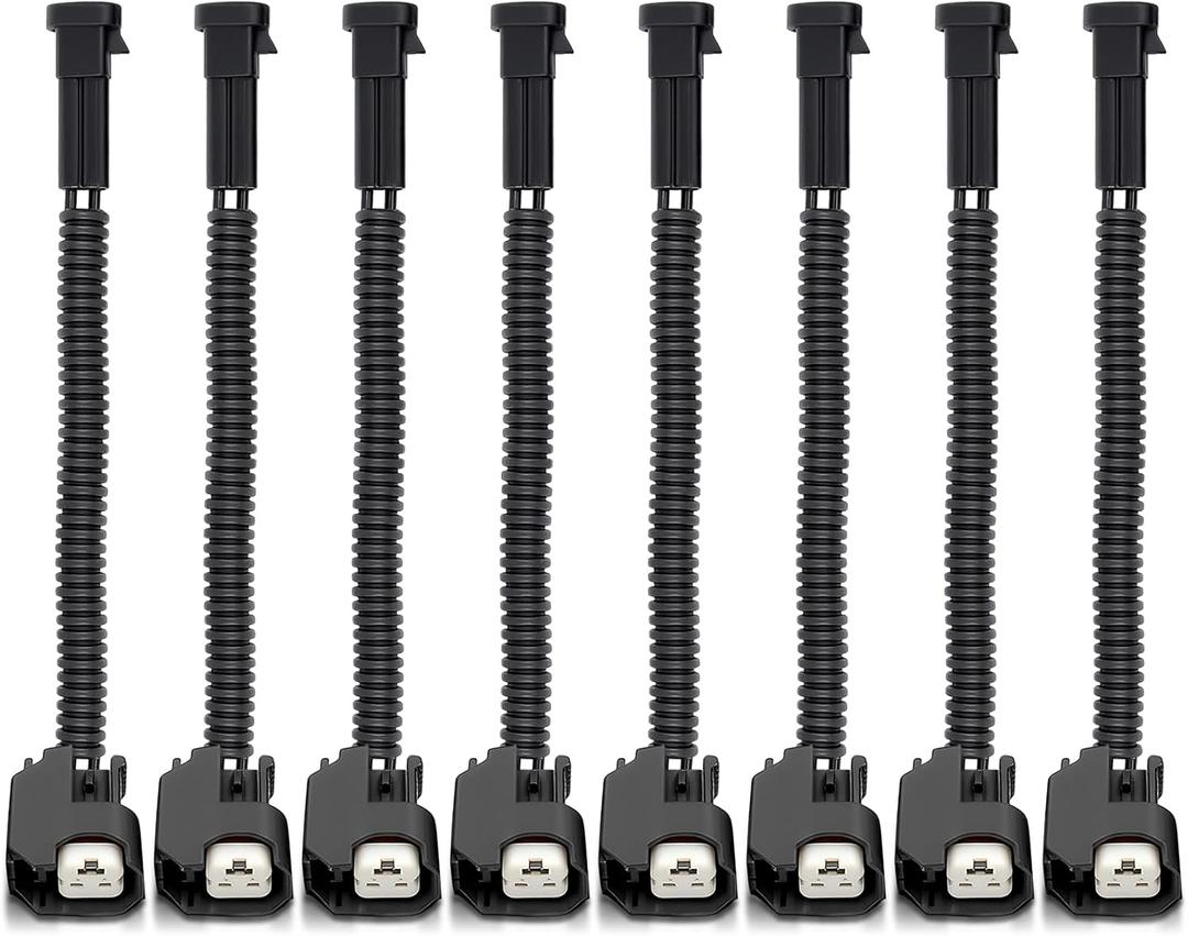 AUTOKAY Injector Adapters Compatible with LQ4 LQ9 4.8 5.3 6.0 Delphi Wire Harness to LS2 LS3 LS7 EV6