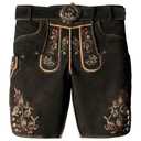 Authentic Lederhosen Men Shorts - Oktoberfest Outfits Men- German Lederhosen Mens - Genuine leather Size 42