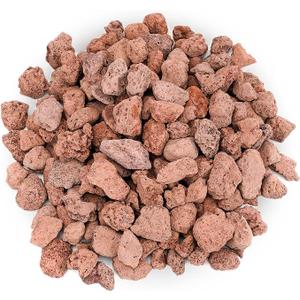 Onlyfire  Lava Rock 10 Pounds Volcanic Lava Stones for Indoor Outdoor Fire Pits Fireplaces Gas Grill and Landscaping, 0.4-0.8 Inch