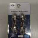 United Pacific Universal Chrome Bullet License Plate Fastener Screw Caps for Standard License Plates, 1-inch Stud w/Metric M6 x 1.0 Threads - 4 Pack, Silver, (10889)