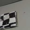 Tebjh Checkered Pillow Covers 18x18 in Couch Black and White Plaid Pillow Case Sets of 2 Modern Decorative Square Throw Pillows for Home Living Room Bedroom Bed Cushion Outdoor