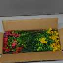 Der Rose 12 Bundles Artificial Flowers for Outdoors Fake Flowers Plants Spring Summer Decoration UV Resistant for Outside Home Porch Patio Garden Decor