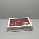 Alupssuc 10Pcs Multiple Styles Glass Christmas Ball Ornaments for Tree Decorations, Red