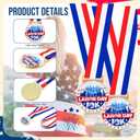 24 Pcs 10K Running Medals Bulk 2'' Race Medallion Trophy Award with Blue Whit Red Ribbons Labour Day Supplies for Race Walk Tournaments Match Sports Competition