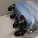 Wrangler Hardside Spinner Luggage, Blue Heaven, Carry-On 20-Inch