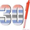 2 x Pens Bulk, 30 Pcs Retractable Ballpoint Pens Medium Point (1.0mm) Rollerball Pens for Smooth Writing Women Men Gifts, (10Black&10Blue&10Red Ink) for Journaling School and Office Supplies Use