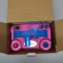 IDAODAN Electric Balloon Pump, Portable Electric Balloon Blower Machine Balloon Air Pump Dual Nozzle Rose Red 110V 600W Balloon Inflator for Party Decorations