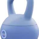 Fitvids Soft Kettlebells - Sea and Iron Sand Filled Weights for Women and Men - Color Coded Soft Vinyl Kettlebells, 20LB
