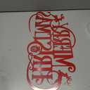 Metal Merry Christmas Wall Decor Christmas Sign Letter Decorative Hanging Plaque Suitable For Indoor Outdoor Room Yard Holiday Decoration