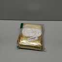 Pack of 100 5"x 7" Heavy Duty Gold Drawstring Bags With Tags, Organza Jewelry Pouches Wedding Party Christmas Favor Gift Candy Chocolate Bag (5"x7", Big Gold New)