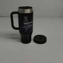 Takeya 40 oz Stainless Steel Tumbler with Lid and Two Straws, Premium Quality, Double Wall Insulated, Wiith Handle, Keep Drinks Cold for Up to 24 Hours, Onyx