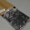 Black Metal Wall Art Decor, Minimalist Retro Line Wall Candle Holder Set of 2, for Living Room, Dining Room, Bedroom, Bathroom (16.5 x 7 in)