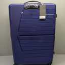 GinzaTravel Luggage 3 Piece Set Suitcase Spinner Hardshell Lightweight TSA Lock, Expandable Luggage Sets with PP Material (Navy Blue)