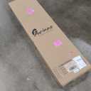 Furinno Cubicle Book Shelf, Vertical 4-Cube Bookshelf, Extra Thick Frame Horizontally & Vertically Reversible Bookcase with Open Back, 14.6" x 16" x 58", for Living Room, Bedroom, Home Office, White