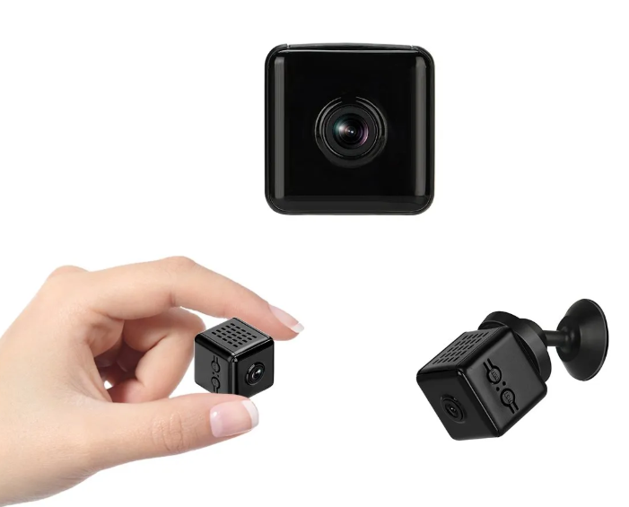 HD Mini Home Security Camera with Night Vision 4K Mini Nanny Camera with App Control for Home Office Security and Baby and Pet Monitoring (Video Only)