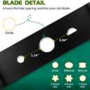 Mulching Mower Blade Compatible with Ryo bi 20 Inch Lawn Mower, Replaces for 635373 33120BDB and 514061-49 (2 Pack)