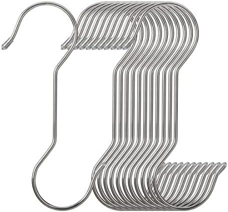 12 Pack 7.9 Inch Extra Long Shower Curtain S Hooks Stainless Steel Heavy Duty for Hanging