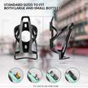 ROCKBROS Bike Water Bottle Holder Ultra-Light Bicycle Bottle Cages with Screws Tool, Universal Bike Cup Holder Rack for Road MTB Bikes