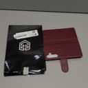 FLIPALM Wallet Case for Samsung Galaxy S24, RFID Blocking Credit Card Holder, PU Leather Folio Flip Kickstand Protective Shockproof Cover for S24 (Red, for S24-6.2")