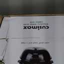 Electric Grill, CUSIMAX Electric Indoor/Outdoor Grill, 1600W Portable BBQ with Lid for Indoor & Outdoor Use, Adjustable Heat, Removable Stand Grill for Cookouts, BBQ Gatherings, Small Spaces (Black)