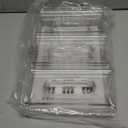 LARGER Compartment - Stackable Water Bottle Organizer Holder - for Stanley & Others' Large Tumbler - Clear Wine Rack, Cup Bottle Holder for Cabinet Home Countertop Fridge Pantry Shelf, 3 Tier Hold 9