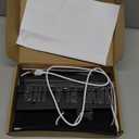 Woodoulogy Now Playing Vinyl Record Stand,Light Up Wooden Album Display Holder with Acrylic Sign, Multi Color LED Now Spinning Hip Hop Record Wood Rack,LP Record Player Accessories Gift