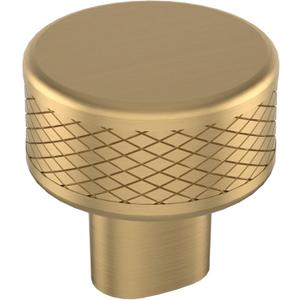 Amerock Bronx 1-1/4 inch (32mm) Diameter Champagne Bronze Cabinet Knob, BP36554CZ